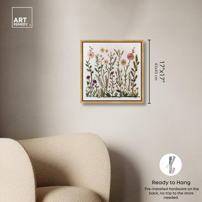 Wildflower Patch III Canvas by Art Remedy
