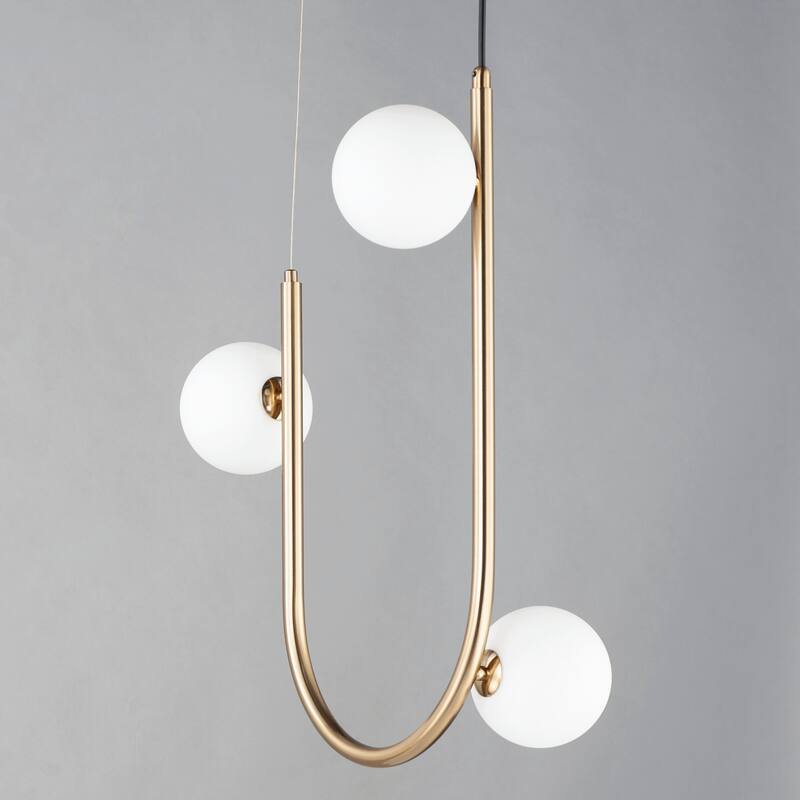 Studio M SM24903 Contour 3 Light 12" Wide LED Abstract Pendant by Nina