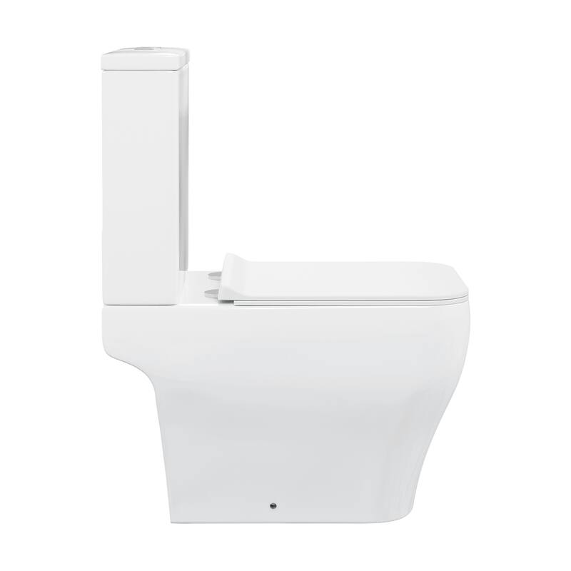 La Roche Two-Piece Elongated Toilet Dual-Flush 1.1/1.6 Gpf - 25.59" x 14.171" 31.5"