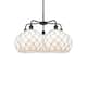 Option Matte Black / White Glass with White Rope