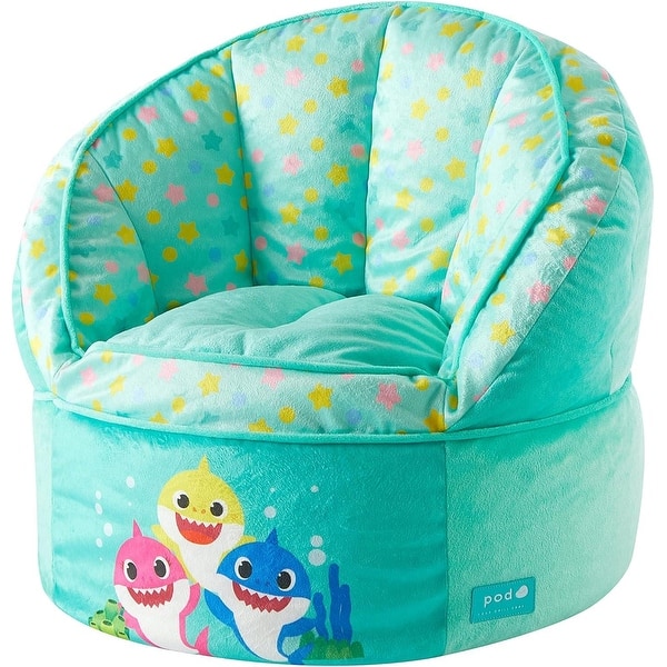 slide 2 of 6, Baby Shark Round Bean Bag Chair