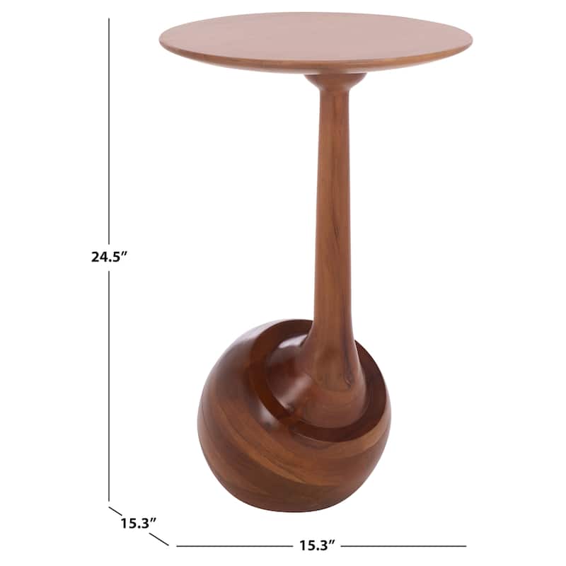 SAFAVIEH Home Irachi Accent Table - 15"W x 15"D x 25"H