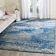 preview thumbnail 2 of 99, SAFAVIEH Evoke Erika Modern Abstract Distressed Rug 10' x 14' - Navy/Ivory - Rectangle