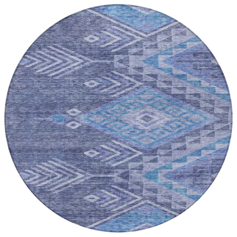 HomeRoots Southwestern Transitional Rectangle Outdoor Rug