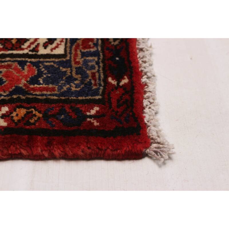 ECARPETGALLERY Hand-knotted Anadol Red Wool Rug - 3'5 x 10'0