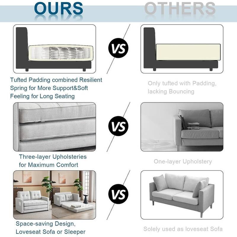 VINGLI Loveseat Sleeper
