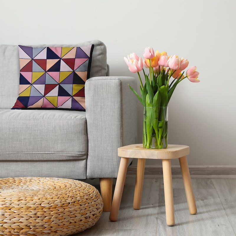 Triangle Triumph Decorative Throw Pillow