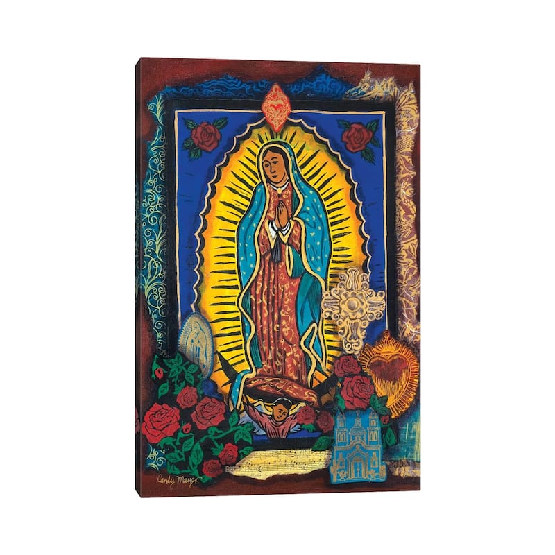 iCanvas "Guadalupe Collage" by Candy Mayer Canvas Print