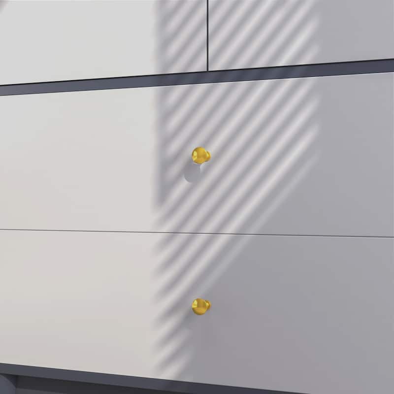 31.5"Wx70.9"H Armoire Wardrobe Storage Cabinet Closet Hanging Drawers
