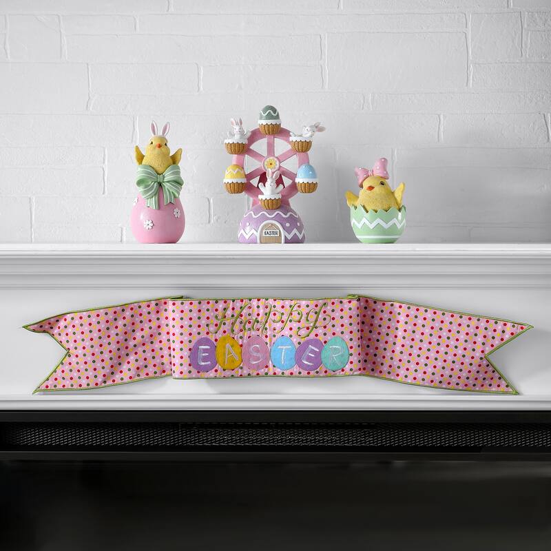 6"X44" "Happy Easter" Egg Banner