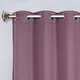 preview thumbnail 48 of 129, Superior Solid Machine Washable Room Darkening Grommet Curtains, Set of 2