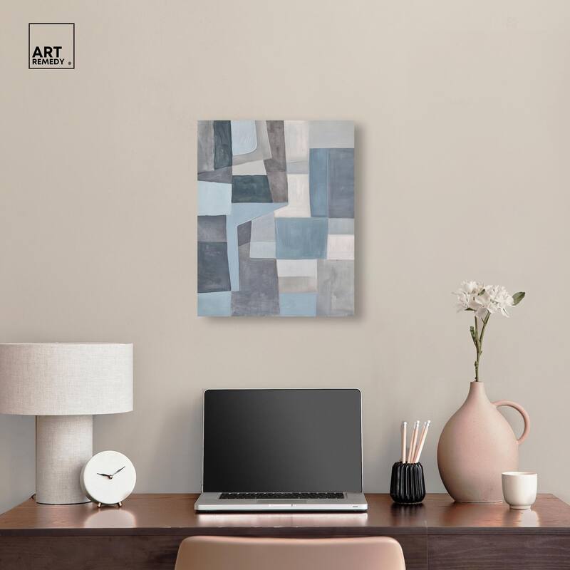 Tessellated Tones I Canvas by Art Remedy, Gallery Wrapped