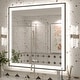 preview thumbnail 34 of 84, Extra Large Black Frame LED Bathroom Vanity Mirror with 3 Years Warranty and UL Certified 36x36
