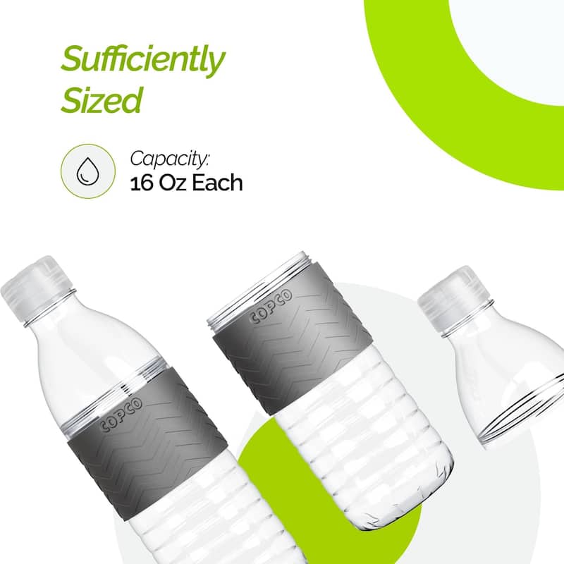 Copco 2 Pack Hydra Resuable Water Bottles - 16.9 oz each