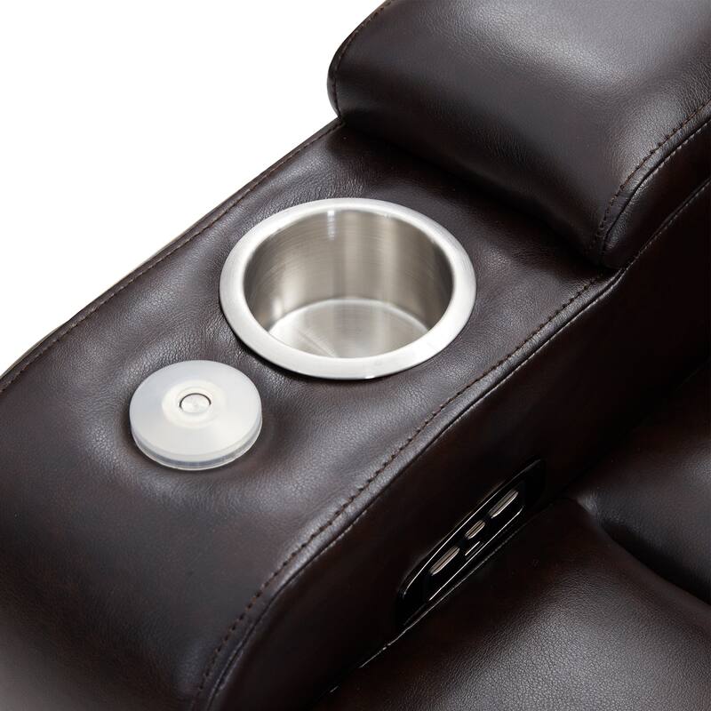 Nestfair Power Motion Recliner with 2 Cup Holders and 360° Swivel Tray Table