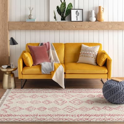 Mr. Kate Effie Global Geometric Plush Area Rug