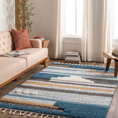 Livabliss Imran Boho Shag Area Rug