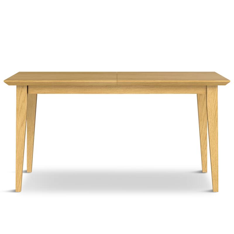 WyndenHall Fairway Extendable Dining Table in Oak - 76 inches wide