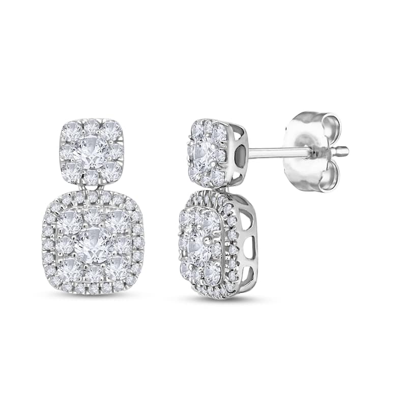 10KW Round Diamond 1 CTW Earrings