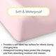 preview thumbnail 13 of 24, BreathableBaby Waterproof Cover, For 32" x 16"/81 x 41 cm Changing Pad (2-Pack) - N/A
