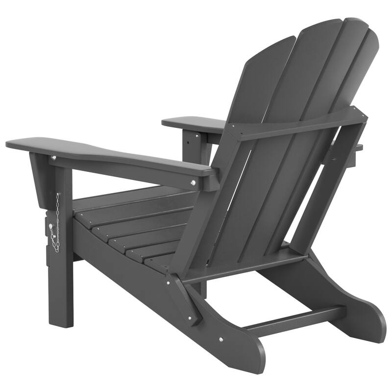 POLYTRENDS Laguna Outdoor Eco-Friendly Poly Folding Adirondack Chair (Set of 2)