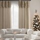 preview thumbnail 2 of 70, Exclusive Fabrics Single Ruched Faux Solid Taffeta Curtain (1 Panel)