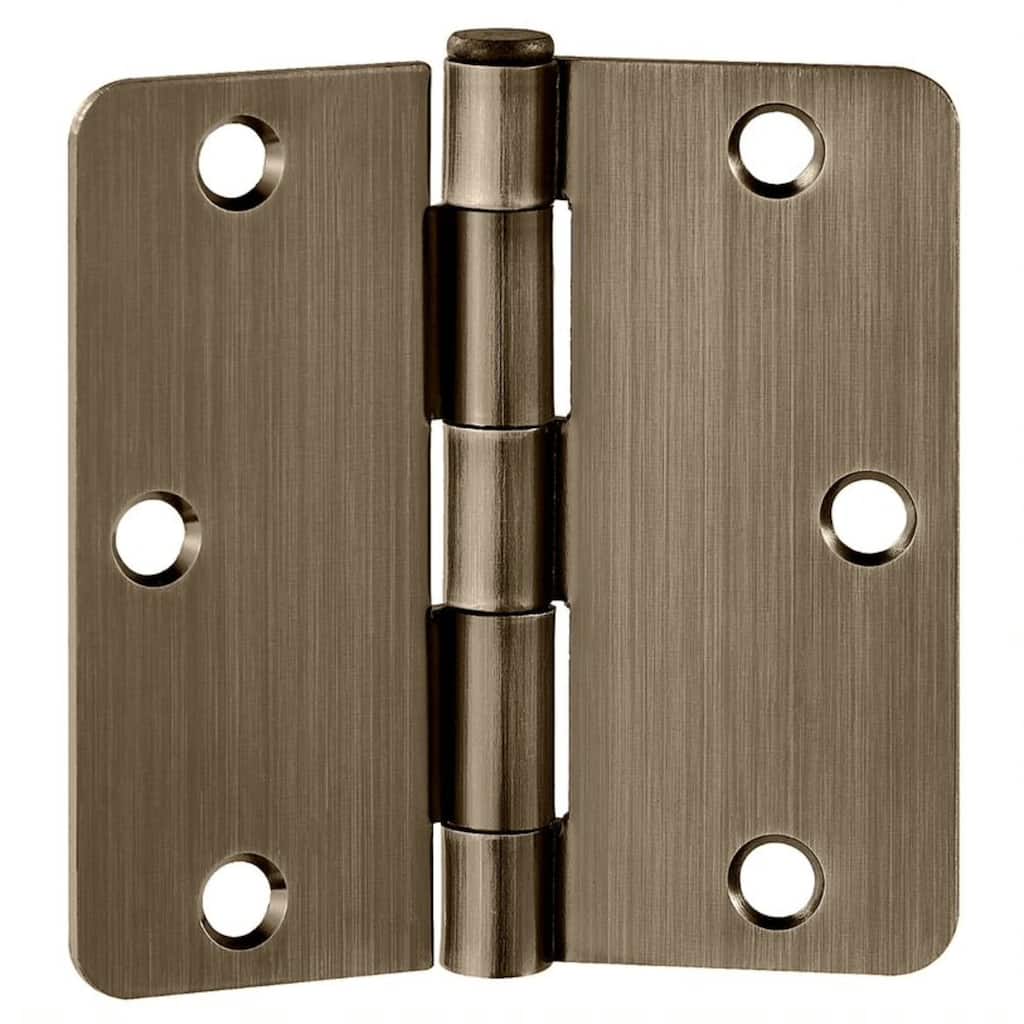 Design House 188383 3-1/2" x 3-1/2" Butt 1/4" Radius Corner Surface