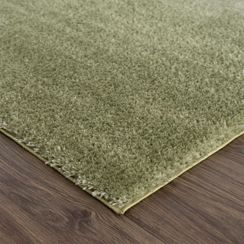 Hauteloom Heavenly Solid Shag Shaggy High Pile Area Rug