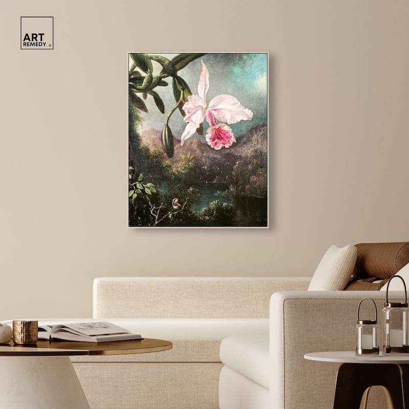Orchid Blossoms 1873 Canvas by Art Remedy