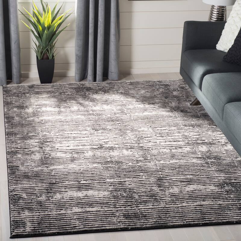 SAFAVIEH, Lurex Ricardina Modern Abstract Polyester Rug