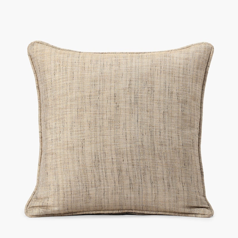 Exclusive Fabrics Yarn Dyed Designer Faux Raw Textured Silk Cushion Cover (Set of 2)