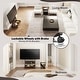 preview thumbnail 20 of 19, FITUEYES Mobile TV Stand Modern Storage TV Cart Mount for TVs Up to 85 Inch