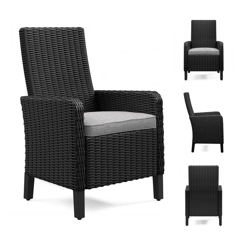 Signature Design By Ashley Beachcroft Outdoor Dining Chairs Set - 25.5" W x 25.63" D x 40.25" H