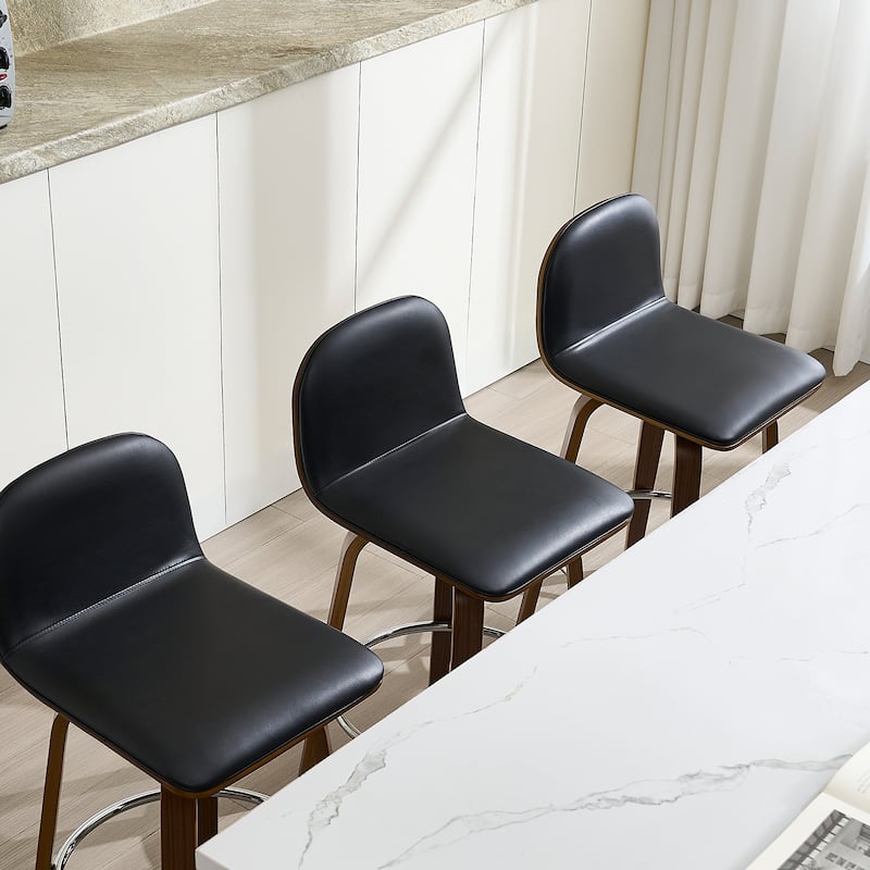 Upholstered Wood Swivel Bar Stools/ Counter Stool