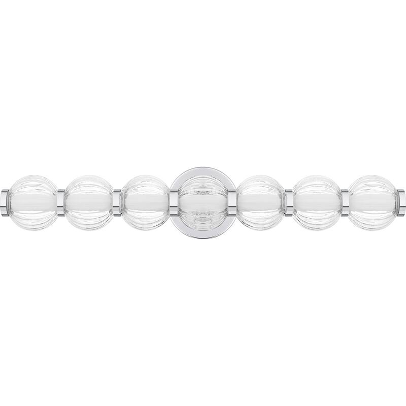 Elway Integrated LED Polished Chrome Bath Light
