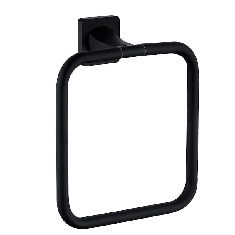 Wall Mounted 7in Towel Ring Rustproof Hand Towel Holder