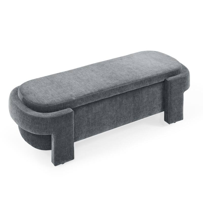 Upholstered Bench with Large Storage Space