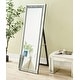 preview thumbnail 2 of 4, Sparkle 63 in. Contemporary Standing Full length Mirror in Clear