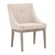 preview thumbnail 15 of 70, Voyager Button Tufted Slope Arm Linen Dining Chair (Set of 2) by iNSPIRE Q Artisan