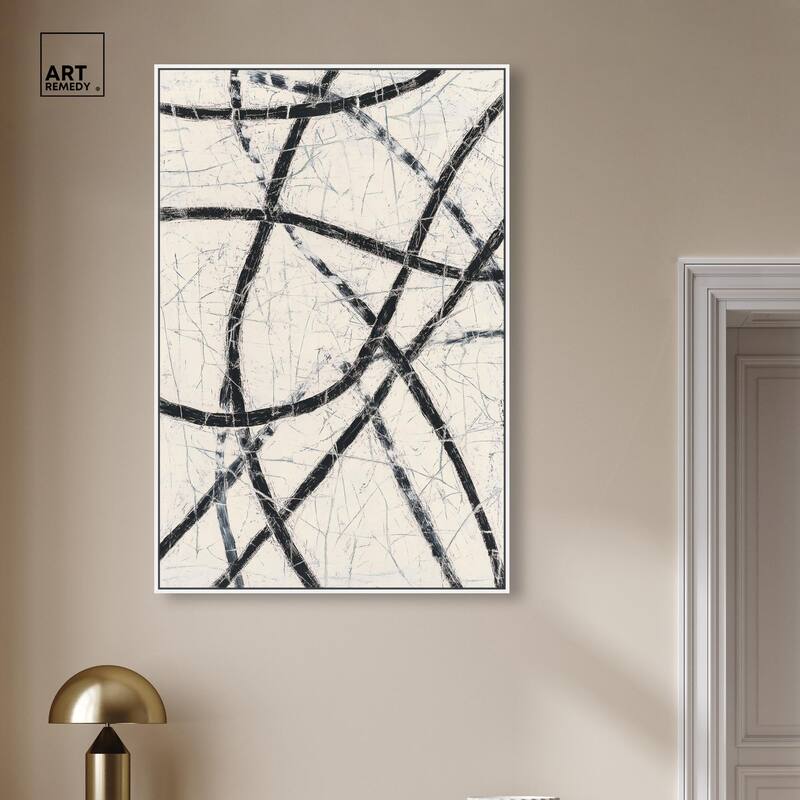 Intersecting Lines II Canvas by Art Remedy