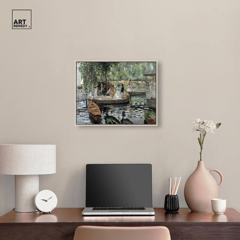 La Grenouillere 1869 Canvas by Art Remedy