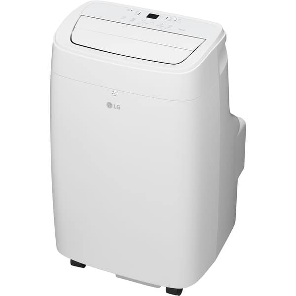 slide 2 of 17, LG 7,300 BTU (DOE) 115-Volt Smart Portable Air Conditioner with Dehumidifier Function and LCD Remote, 300 sq. ft.