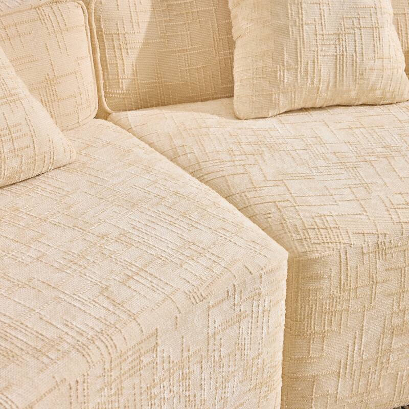 Curved Compressed Sofa