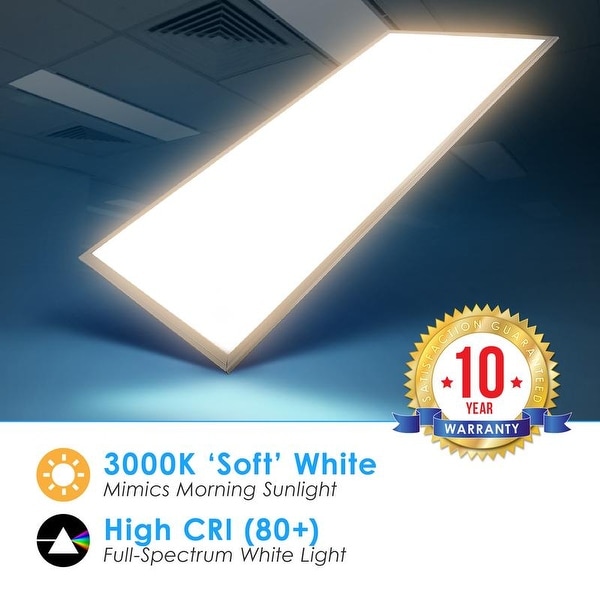 8 Pack 50w Led Slim Recessed Panel 2 X 4 Troffer Drop Ceiling Edge Lit Dlc 5yr Home Garden Chandeliers Ceiling Fixtures Alhorria Com