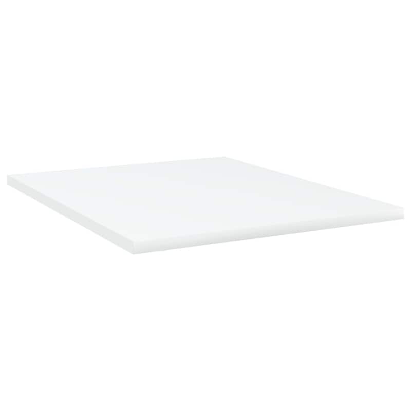 vidaXL Bookshelf Boards 4 pcs White 15.7"x19.7"x0.6" Chipboard