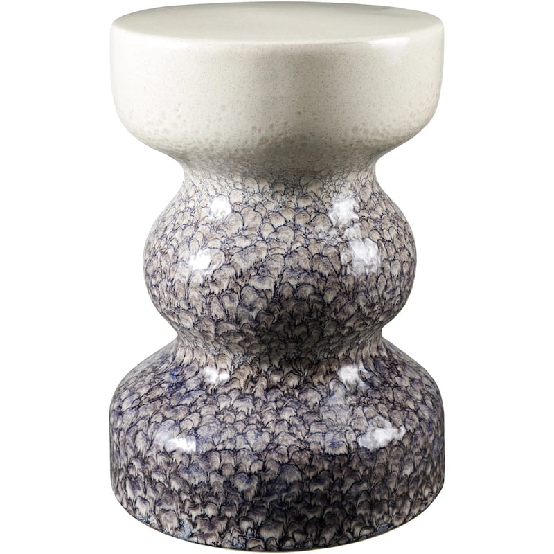 Livabliss Osambela Modern Garden Stool - Blue
