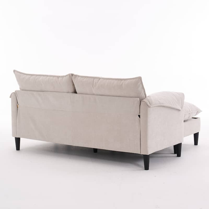 Convertible Combination Sofa Sofa U-Shaped Sofa With Footstools With Storage
