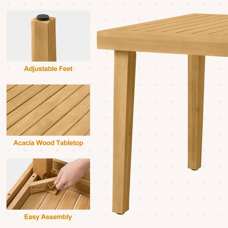 Acacia Outdoor Dining Table