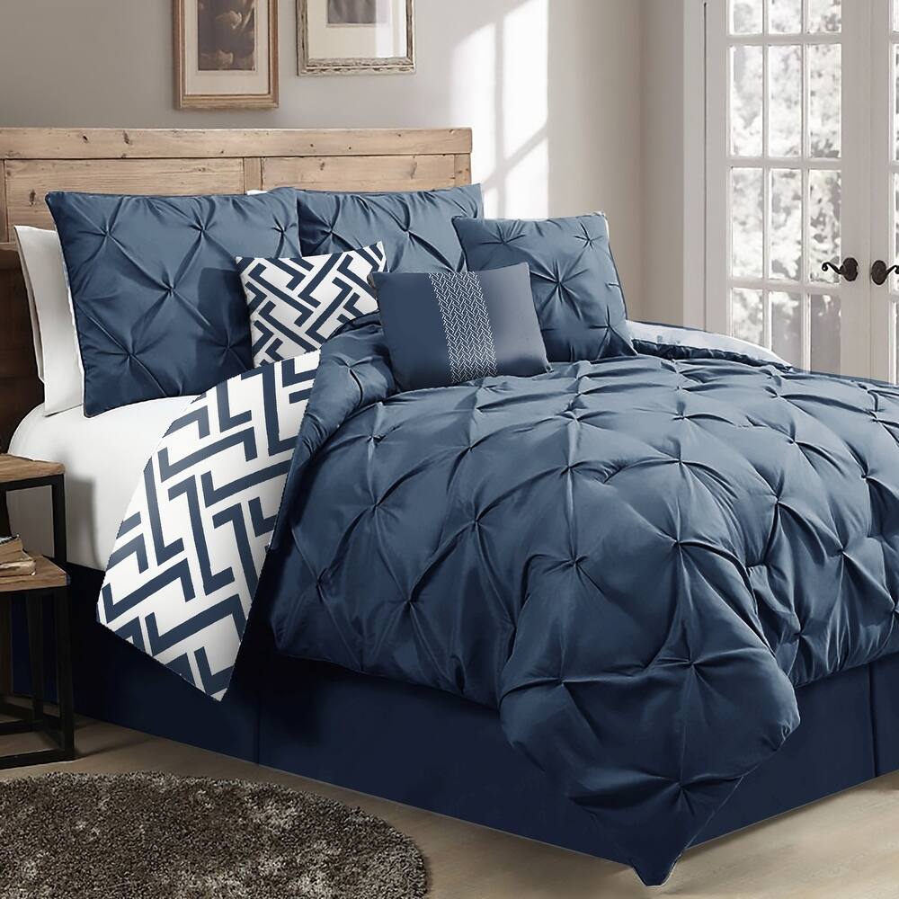 Porch & Den Eaton 7-Piece Reversible Comforter Set
