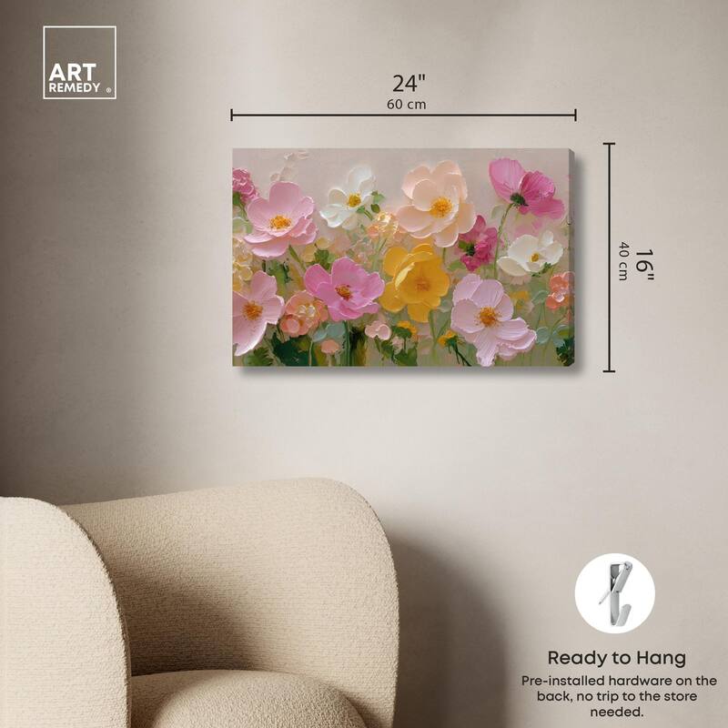 Expressed in Petals II Canvas by Art Remedy, Gallery Wrapped